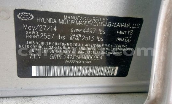 Sayi Na hannu Hyundai Sonata Azurfa Mota in Ouagadougou a Burkina Faso Sayi Na hannu Hyundai Sonata Azurfa Mota in Ouagadougou a Burkina Faso
