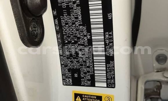 Buy Used Toyota Highlander White Car in Ouagadougou in Burkina Faso Buy Used Toyota Highlander White Car in Ouagadougou in Burkina Faso