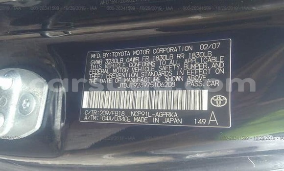 Buy Used Toyota Yaris Black Car in Ouagadougou in Burkina Faso Buy Used Toyota Yaris Black Car in Ouagadougou in Burkina Faso