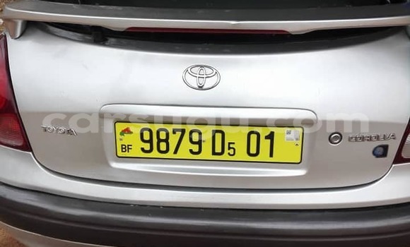 Sayi Na hannu Toyota Corolla Azurfa Mota in Aribinda a Soum Sayi Na hannu Toyota Corolla Azurfa Mota in Aribinda a Soum