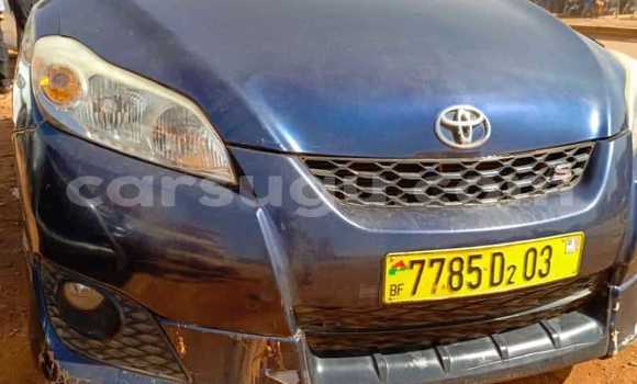 Sayi Na hannu Toyota Matrix Blue Mota in Ouagadougou a Burkina Faso Sayi Na hannu Toyota Matrix Blue Mota in Ouagadougou a Burkina Faso