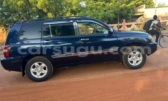 Sayi Na hannu Toyota Highlander Blue Mota in Ouagadougou a Burkina Faso Sayi Na hannu Toyota Highlander Blue Mota in Ouagadougou a Burkina Faso