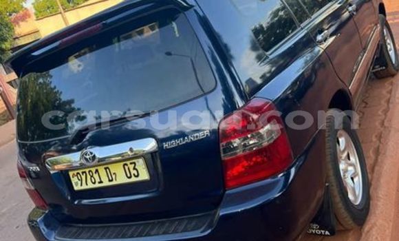 Sayi Na hannu Toyota Highlander Blue Mota in Ouagadougou a Burkina Faso Sayi Na hannu Toyota Highlander Blue Mota in Ouagadougou a Burkina Faso