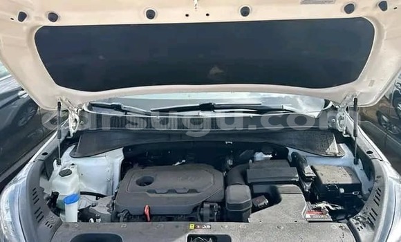 Sayi Na hannu Hyundai Santa Fe White Mota in Boromo a Bale Sayi Na hannu Hyundai Santa Fe White Mota in Boromo a Bale