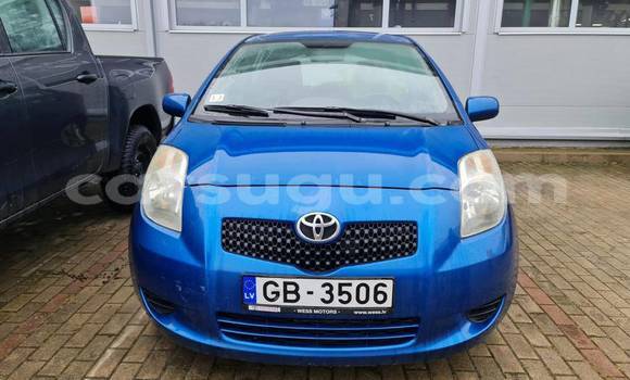 Buy Used Toyota Yaris Blue Car in Ouagadougou in Burkina Faso Buy Used Toyota Yaris Blue Car in Ouagadougou in Burkina Faso