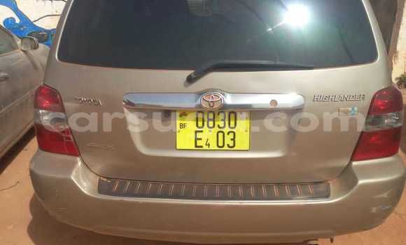 Acheter Occasion Voiture Toyota Highlander Other à Ouagadougou, Burkina-Faso Acheter Occasion Voiture Toyota Highlander Other à Ouagadougou, Burkina-Faso