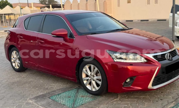 Sayi Na hannu Lexus CT Red Mota in Ouagadougou a Burkina Faso Sayi Na hannu Lexus CT Red Mota in Ouagadougou a Burkina Faso