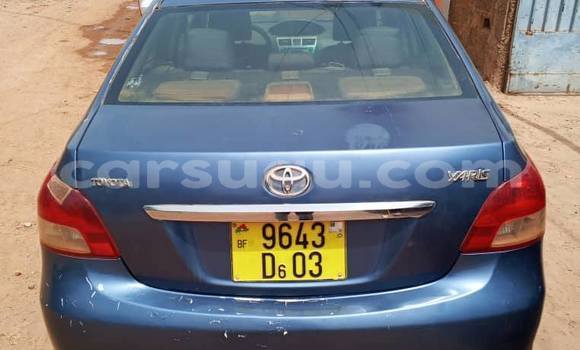 Sayi Na hannu Toyota Yaris Blue Mota in Ouagadougou a Burkina Faso Sayi Na hannu Toyota Yaris Blue Mota in Ouagadougou a Burkina Faso