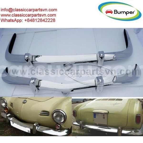 Big with watermark 500 volkswagen karmann ghia euro style bumpers year 1970 1971 
