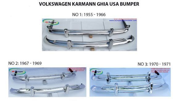 Karmann Ghia US bumpers