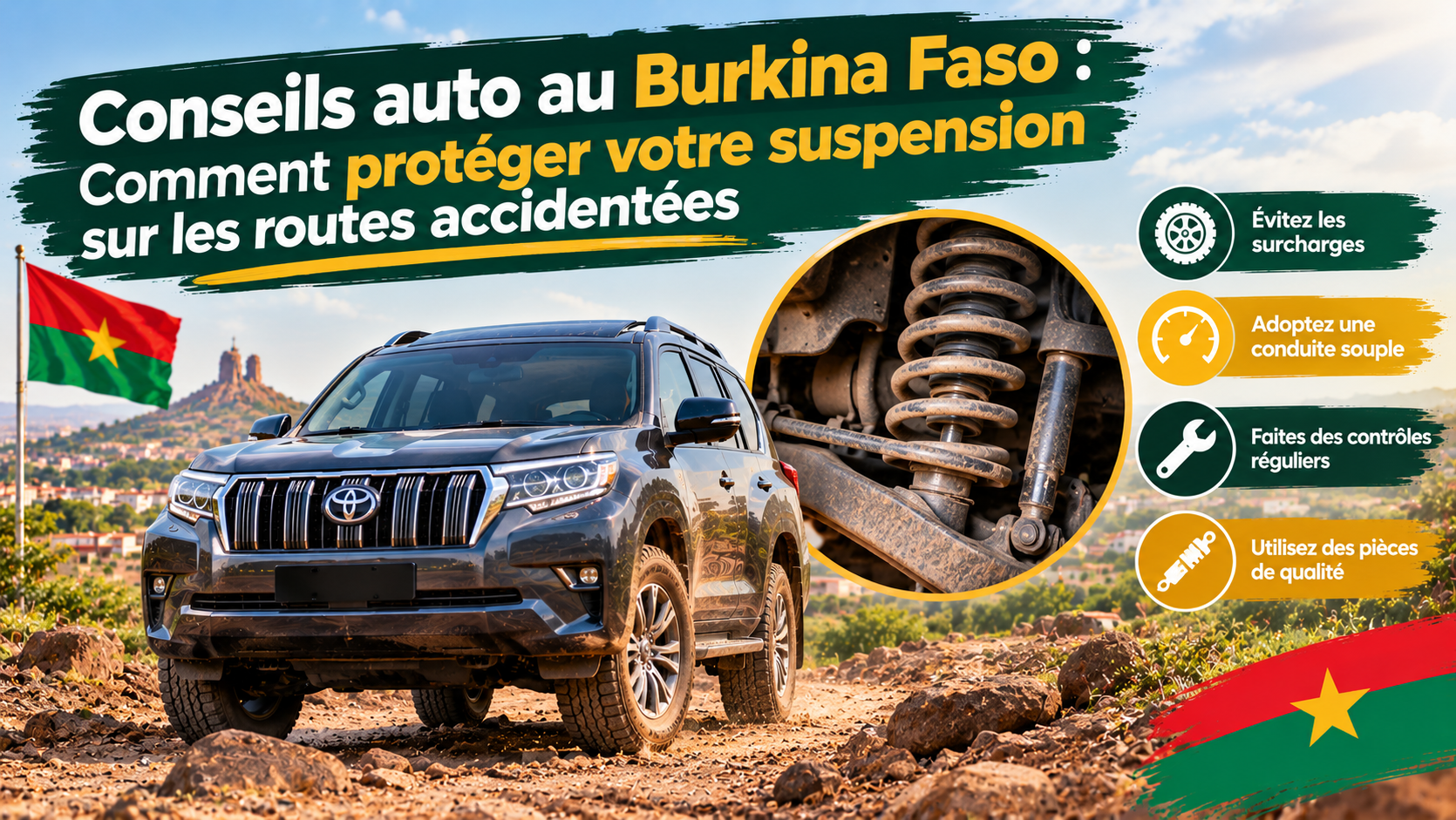 Conseils suspension sur routes burkinab%c3%a8