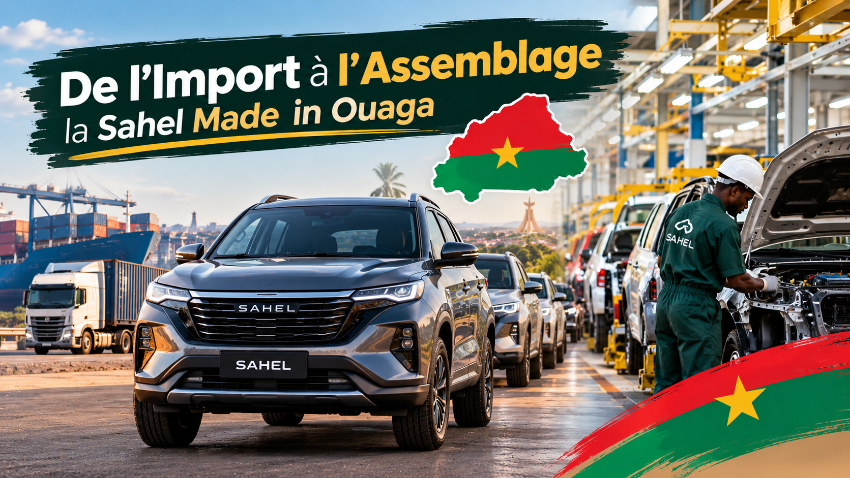 From import to assembly in ouaga